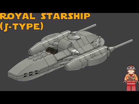 LEGO Star Wars MOCrofighters Naboo Royal Starship (J-Type) Instructions
