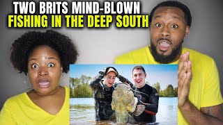 🇬🇧 MIND BLOWN! American Couple Reacts "Two Brits Goes Fishing in the Deep South Like a PRO!"
