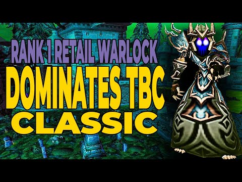 Rank One Retail Warlock DESTROYS TBC Classic Arenas