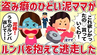 盗み癖のひどい泥ママが我が家のルンバを抱えて逃走した【女イッチの修羅場劇場】2chスレゆっくり解説