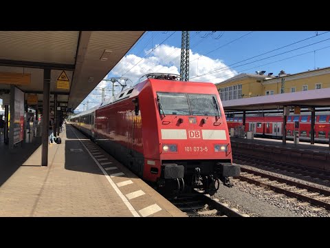 Ausfahrt eines IC1 aus Fulda Hbf (ohne Steuerwagen)