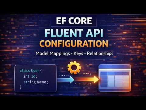 Fluent Api With Entity Framework Core With Example