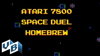 Let's Play Atari 7800 Space Duel Homebrew (Bob DeCrescenzo - 2007)