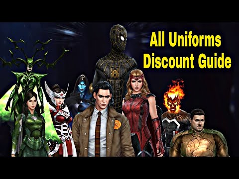 Must Buy Uniforms Guide And All Uniforms Discount A To Z Suggestions 2022 - Marvel Future Fight