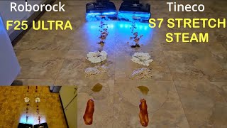 كيف تتم مقارنة جهاز Tineco S7 Stretch Steam وجهاز Roborock F25 Ultra جنبًا إلى جنب؟