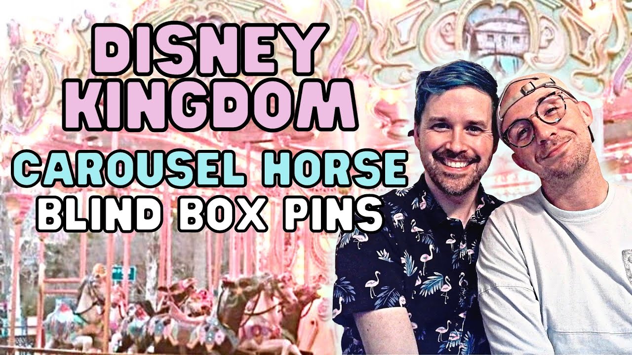 Disney Kingdom Carousel Horse Blind Box Pins | Mystery Pin Unboxing | Pink a la Mode Exclusive