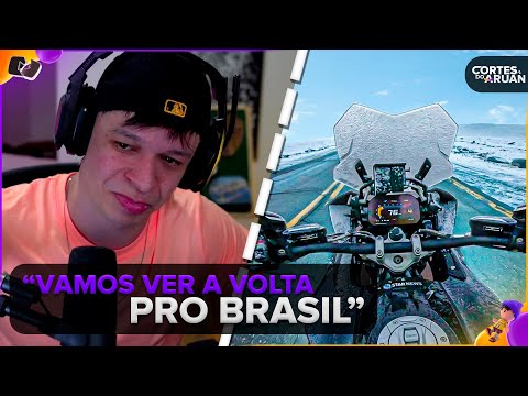 ARUAN REAGE: DEPOIS DE 6.000 KM FINALMENTE VOLTAMOS PARA O BRASIL (RENATO GARCIA) - Cortes do Aruan