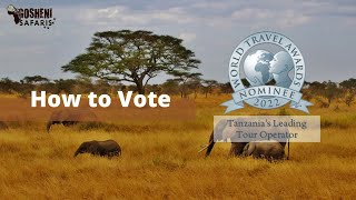 World Travel Awards 2022 | Tanzania's Leading Tour Operator | Gosheni Safaris