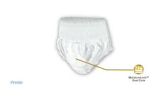 Product video: Presto FlexRight Incontinence Underwear - Overnight 