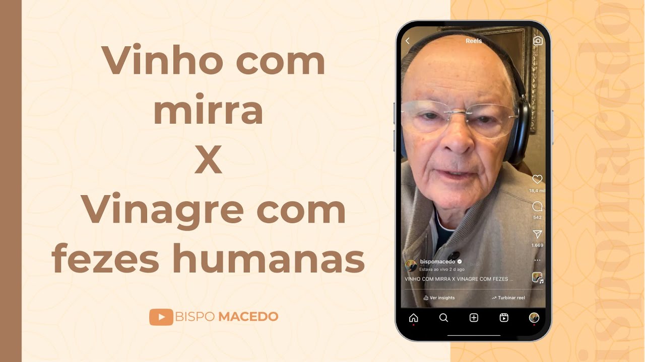 Vinho com mirra X Vinagre com fezes humanas - Meditação Matinal 11/01/25