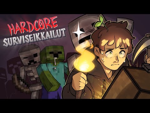Vaikein aloitus Minecraftissa IKINÄ / Hardcore Seikkailut!