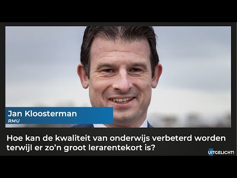 Uitgelicht! 13 april 2022 - Jan Kloosterman (RMU) over de Staat van het Onderwijs