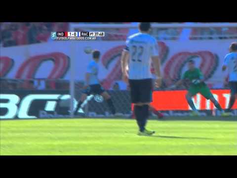 Benítez lo tuvo tres veces. Independiente 3 - Racing 0. Fecha 24. Primera División 2015. FPT.