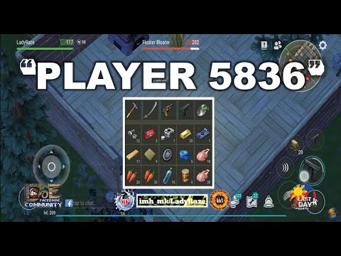 "PLAYER 5836" using small box to block - Last Day On Earth: Survival