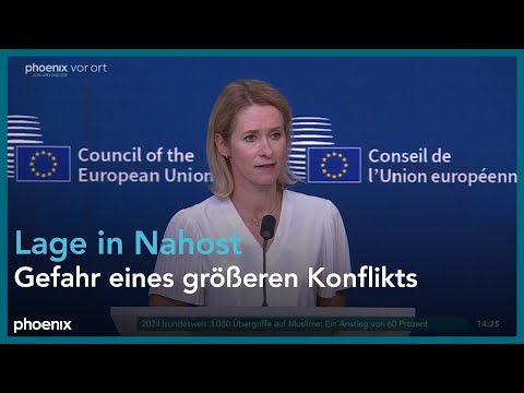 Kaja Kallas zur Lage in Nahost am 17.06.25