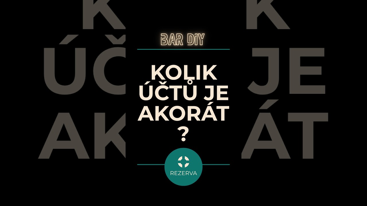 Náhled videa: Kolik účtů je akorát?
