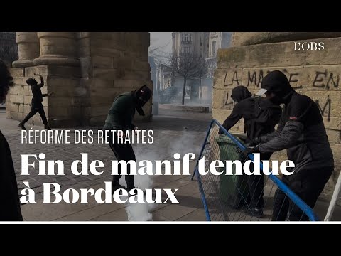 Retraites : A Bordeaux, la manifestation dégénère dans la violence