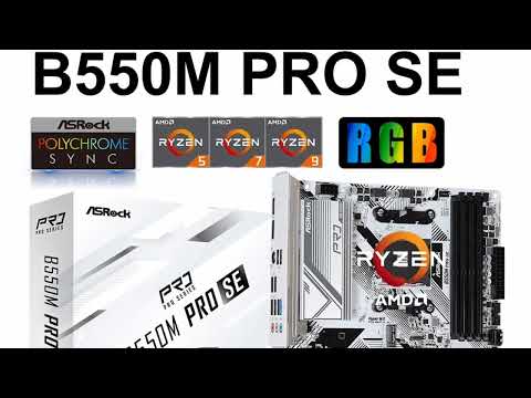 1. ASRock B550M Pro SE Motherboard: The Best Budget Motherboard for Ryzen 5000 CPUs