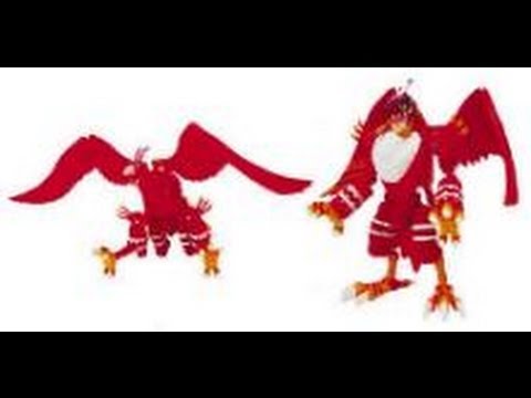 Digivolving Birdramon to Garudamon