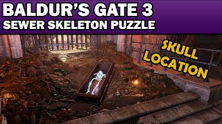 Baldur's Gate 3: Sarin's Skeleton Puzzle - Lower City Sewers