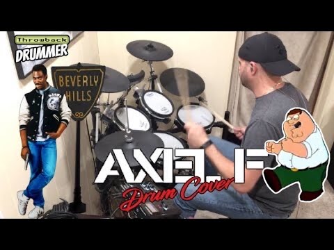 Axel F (Beverly Hills Cop Theme) by Harold Faltermeyer Drum Cover - Throwback Drummer