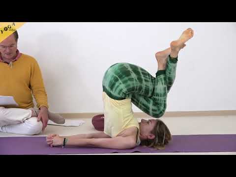 890 Pada Garudasana in Baddha Hasta Salamba Sarvangasana