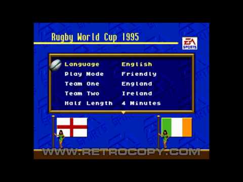 Rugby World Cup '95 (Sega Genesis / Mega Drive) Intro