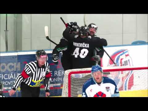 Gól Davida Matějky (HC Samson ČB - Spartak Soběslav 5:1) 1.finále 2021-22