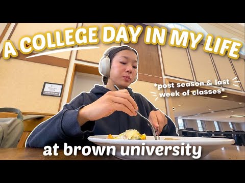 A COLLEGE DAY IN MY LIFE at Brown University (class, lift, errands, and more!)
