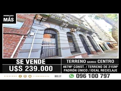 Video de YouTube - Terreno Venta Cordón Montevideo iMas.uy MA