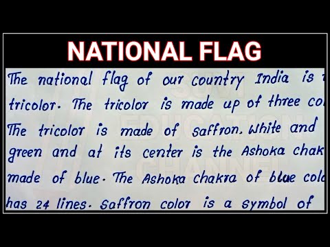 Write English essay on National Flag | National Flag English essay | Best Essay Indian National Flag