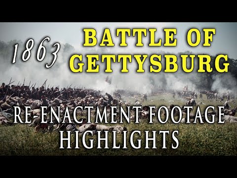 Civil War "Gettysburg 145th Re-enactment" - Battle Highlights