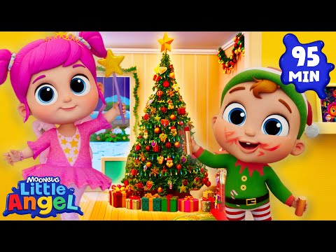 The Happiest Holiday Moments Ever! | 90 Minutes | Little Angel | Moonbug Kids - Healthy Habits