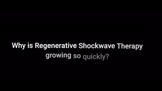 Why Regenerative Shockwave Therapy is growing so quickly? #shockwave #regenerativetherapy
