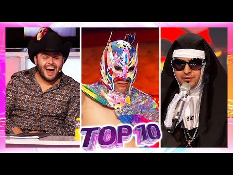 😲TOP 10 Personajes Únicos | Tengo Talento Mucho Talento [ Top 10 ]