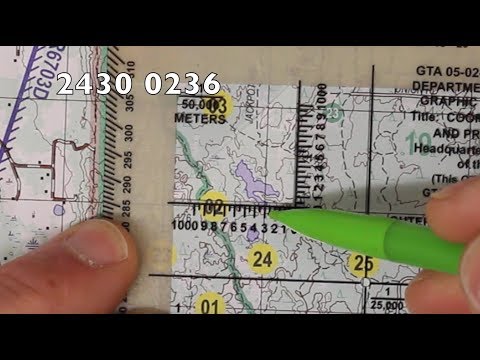 How to Plot 8 Digit Grid Coordinates