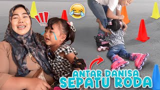 Download lagu MAMATA ANTAR DANISA SEPATU RODA, JATUH BONYOK😱😭 #viral #trending mp3