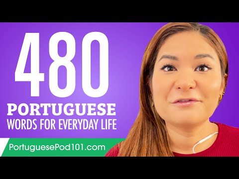 480 Portuguese Words for Everyday Life - Basic Vocabulary #24