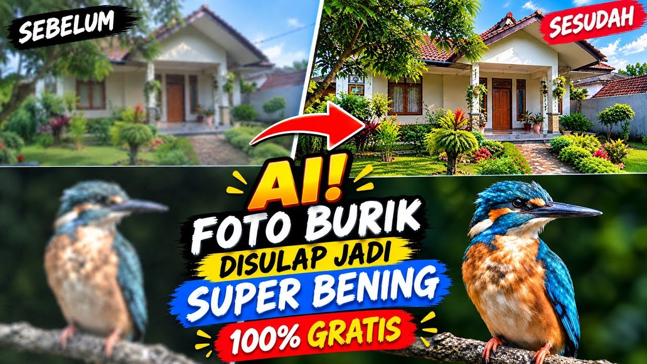 Cara Mengubah Foto Buram Menjadi Lebih Tajam dan Detail Menggunakan Ai