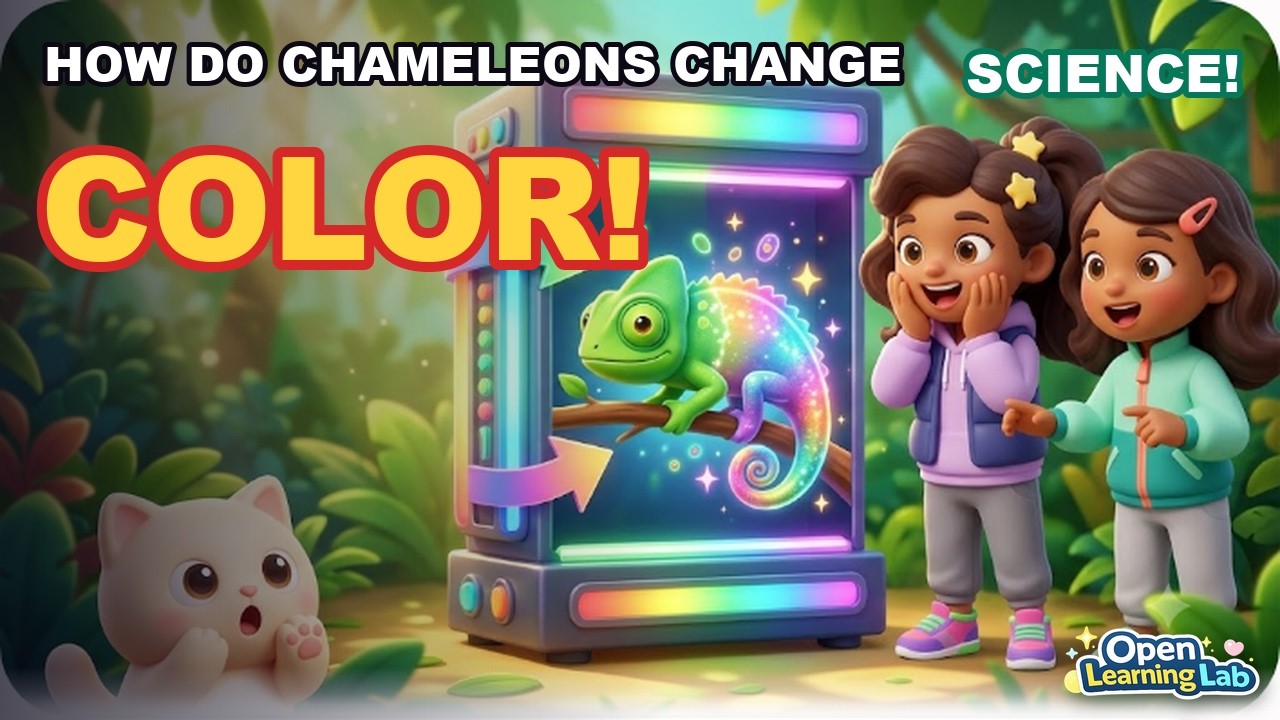 How Do Chameleons Change Color? | Science for Kids