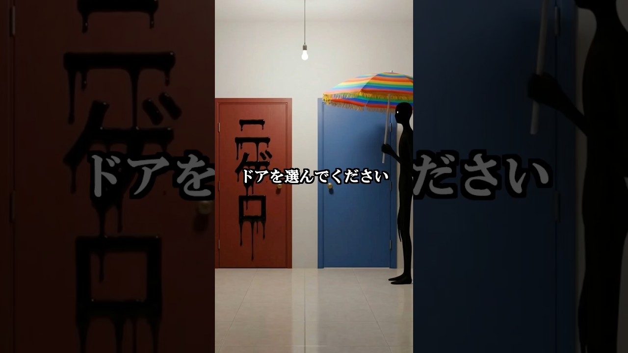 第六感でドアを選んでください Pick a door!
