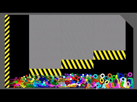 Mix All Shutter Crush Survival Marble Race in Algodoo