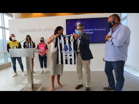 Presentación del patrocinio de la Diputación de Málaga al Club Balonmano Femenino Málaga Costa del Sol