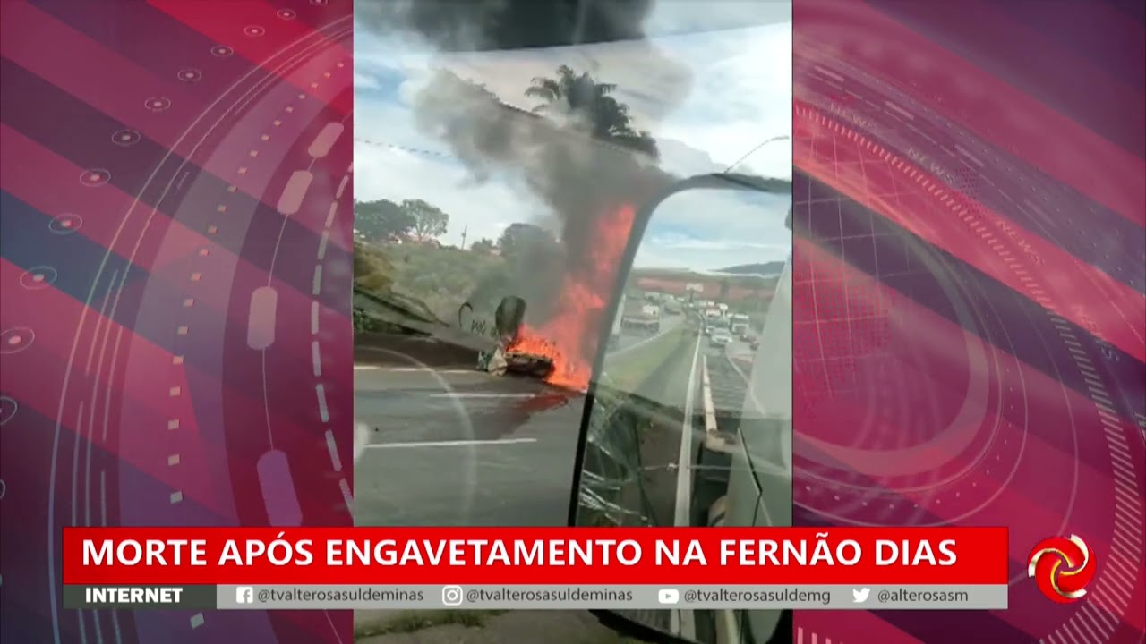 Morte após acidente na Fernão Dias em Extrema