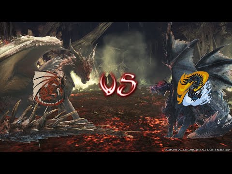 Safi'jiiva (Full Power) Vs Alatreon (FULL FIGHT)  Turf War