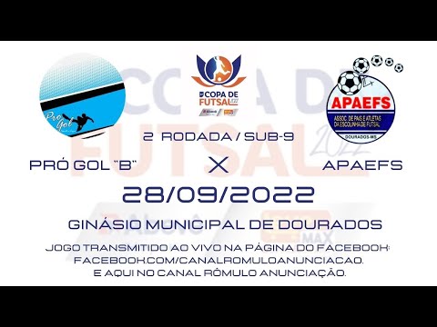 #066 2a Copa Abevê/Leve Max de Futsal - 6° Dia / PRÓ GOL "B" X APAEFS