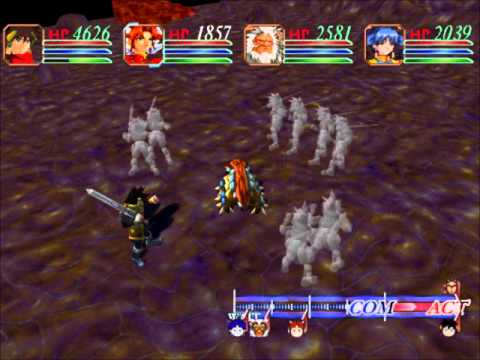 Grandia 2 Ryudo all Special Moves