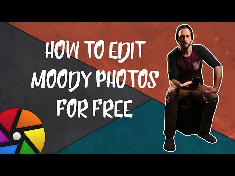 How to edit MOODY PHOTOS in darktable | FREE alternative to Adobe Lightroom