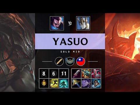 Yasuo Mid vs Galio - TW Challenger Patch 25.17