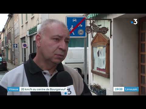 20 km/h au centre de Bourganeuf